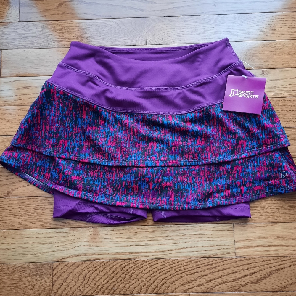 SkirtSports Cascade skirt XS Chaos print/Grape